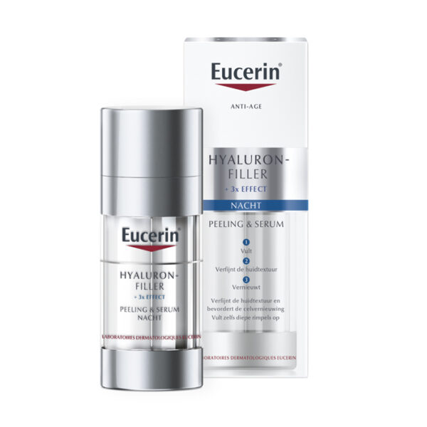 Eucerin Hyaluron-filler + 3x Effect Peeling serum Nacht 30ml