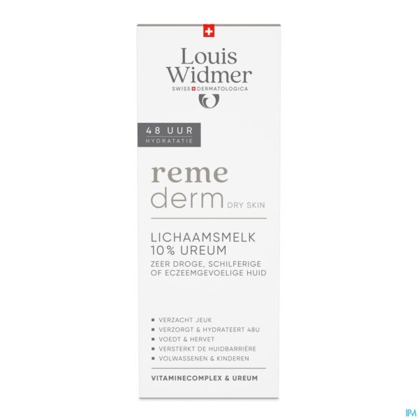Louis Widmer Remederm Lichaamsmelk 10% Urea 200ml