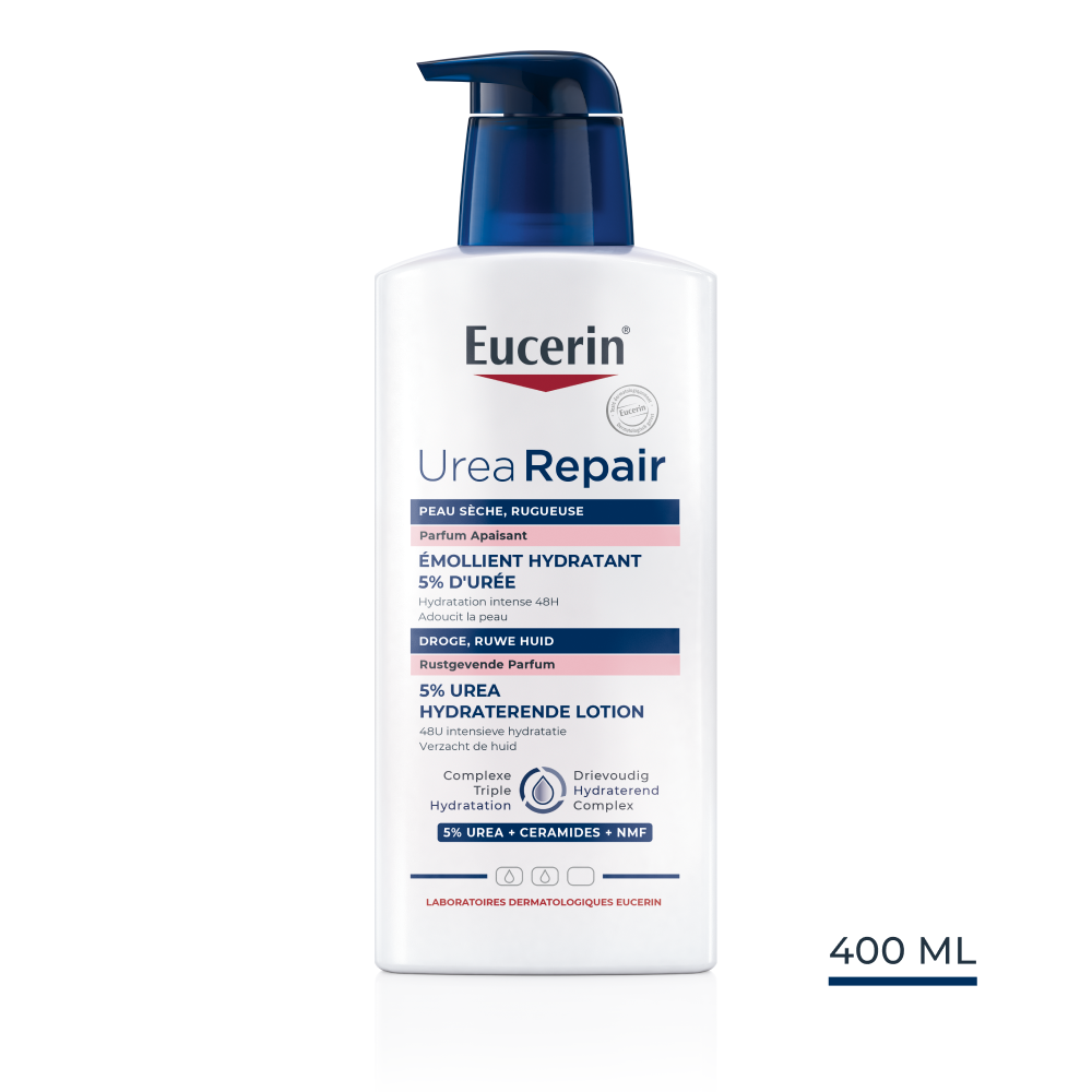 Eucerin UreaRepair Plus 5% Urea Lotion - Rustgevend Parfum - 400ml