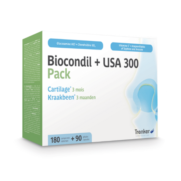 Biocondil Kraakbeen 180 Tabletten + USA 300 90 Capsules