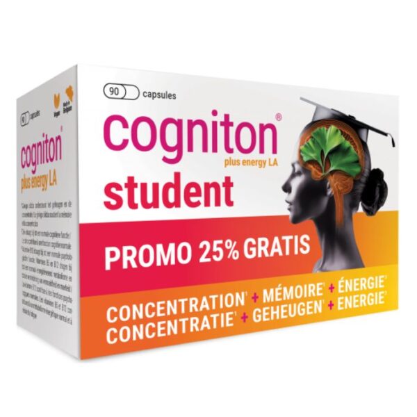 Cogniton Plus Energy LA Student - 90 Capsules PROMO 25% Gratis