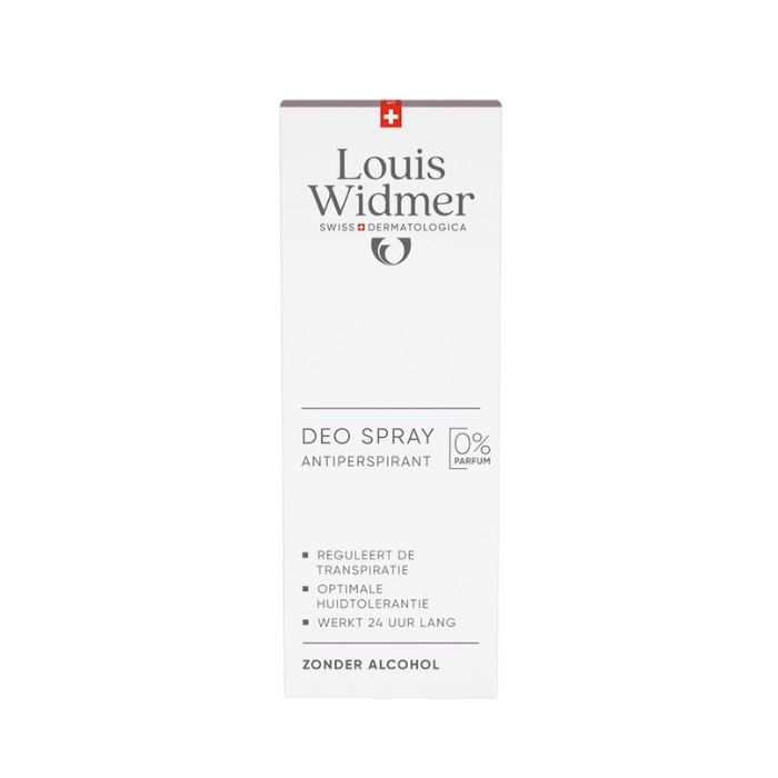 Louis Widmer Deo Spray Antiperspirant Zonder Parfum - 75ml