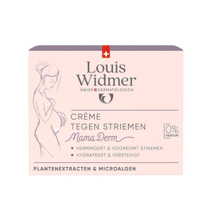 Louis Widmer Mamaderm Crème Tegen Striemen Zonder Parfum - 250ml
