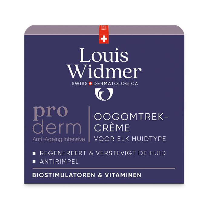 Louis Widmer Proderm Oogomtrekcrème Zonder Parfum - 30ml