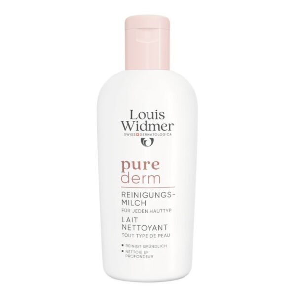 Louis Widmer Purederm Reinigingsmelk Zonder Parfum - 200ml