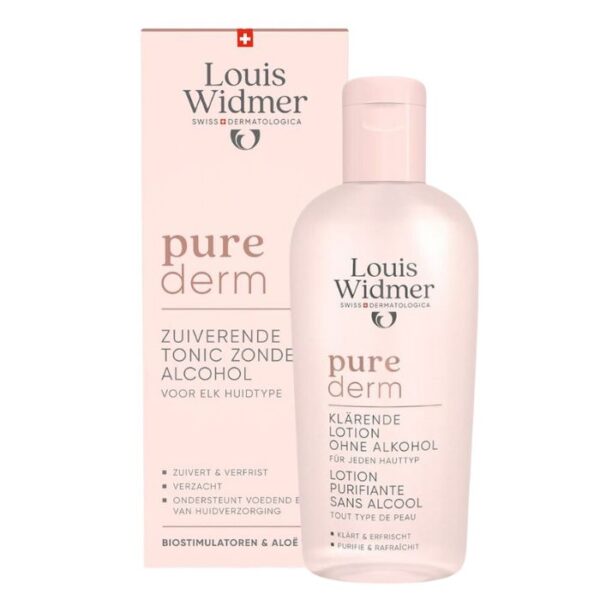 Louis Widmer PureDerm Zuiverende Tonic Zonder Alcohol - 200ml