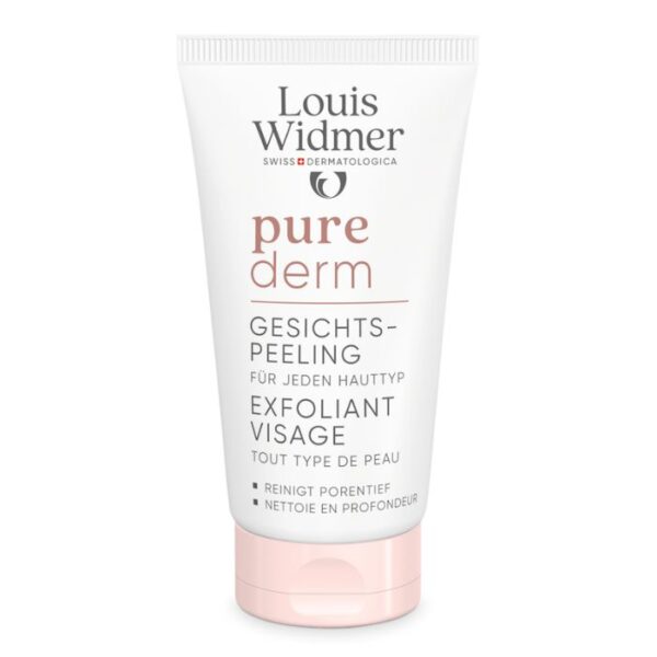 Louis Widmer Purederm Gezichtspeeling Zonder Parfum - 50ml