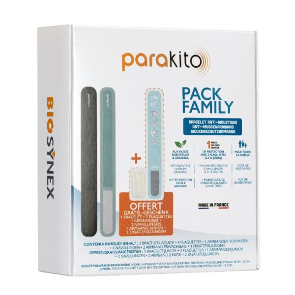 Para'kito Family Pack 2 Armbanden + GRATIS Junior Armband Eenhoorn