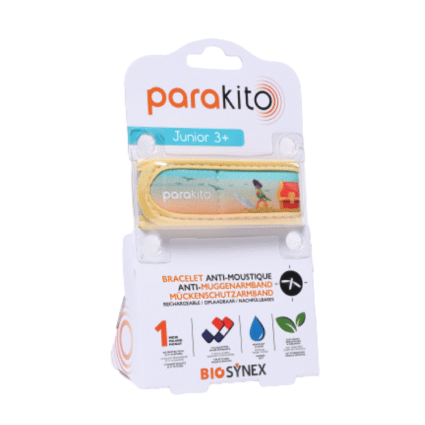Para'kito Anti-Muggenarmband Junior 2 - Piraten - 2 Navullingen - 1 Stuk