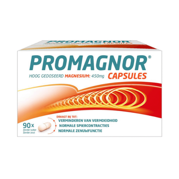 Promagnor Magnesium 450mg - 90 Capsules
