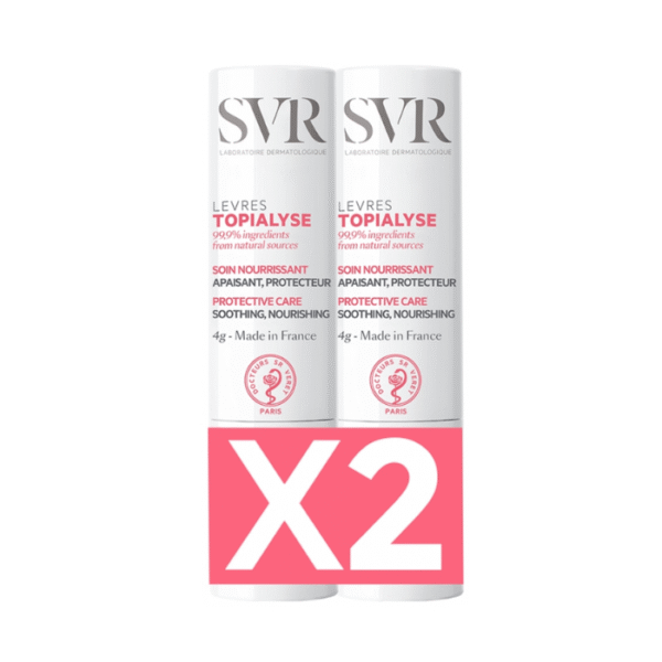 SVR Topialyse Voedende Lippenbalsem Plantaardig - Duopack 2x4g
