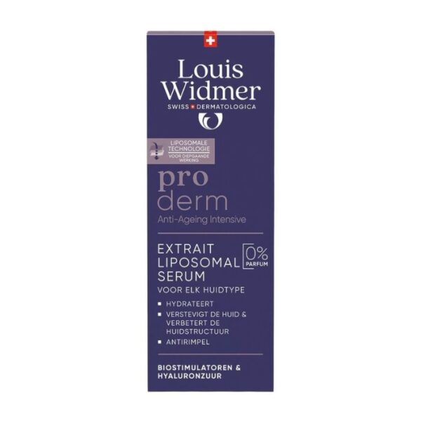 Louis Widmer Proderm Extrait Liposomal Serum Zonder Parfum - 30ml