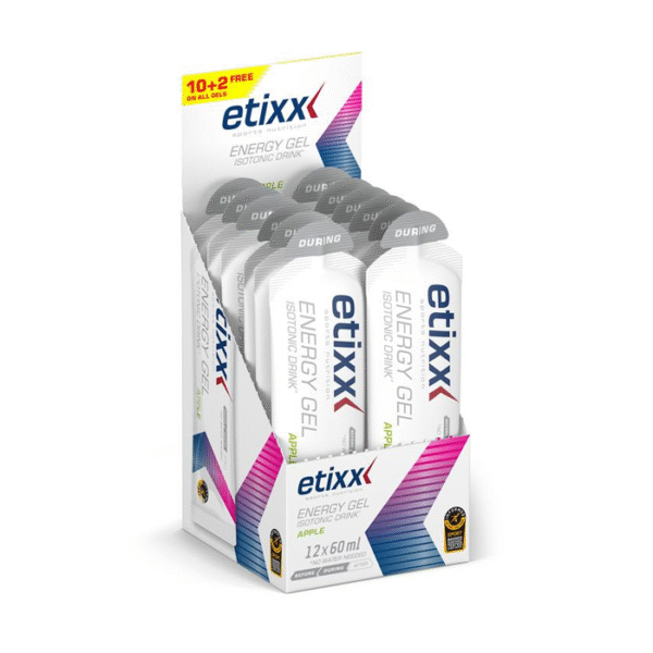 Etixx Isotonic Drink Energy Gel - Appel - 12x60ml