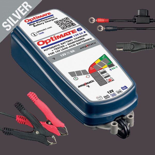 Optimate 6 - Ampmatic - Silver serie