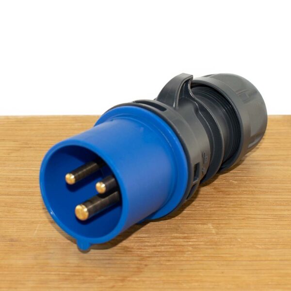 CEE Stekker 3-polig 16A - Mannelijk - 230V Blauw