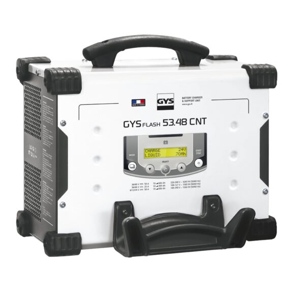 acculader met voeding GYSFLASH 53.48 CNT FV 5M