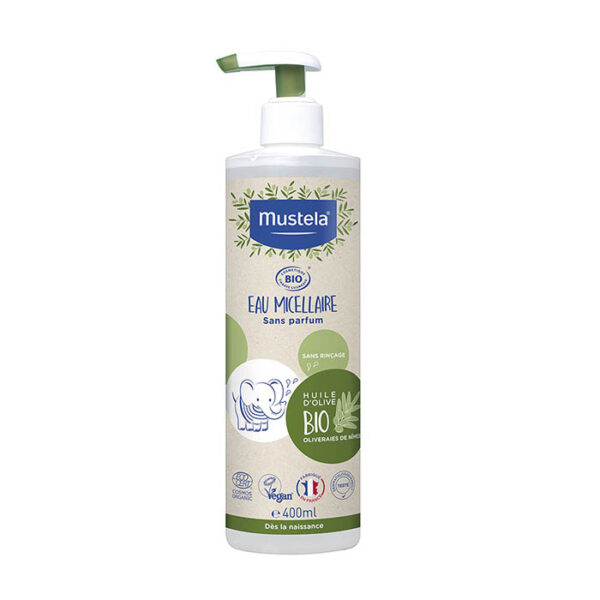 Mustela BIO Micellair Water Zonder Spoelen 400ml