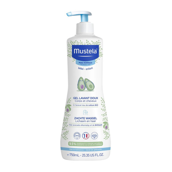 Mustela Bébé Zachte Wasgel - Normale Huid 750ml