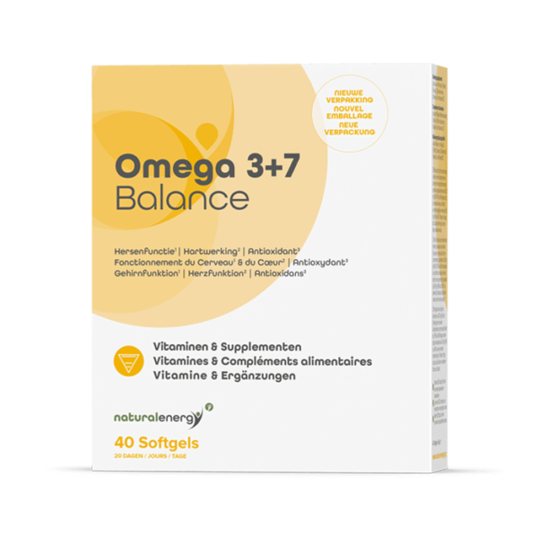Natural Energy Omega 3+7 Balance - 40 Capsules