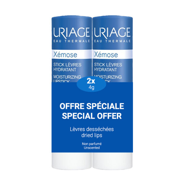 Uriage Xémose Lippenbalsem Stick Duopack 2x4g