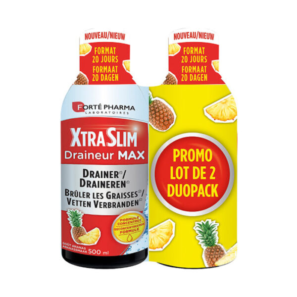 Forté Pharma Xtraslim Draineur Max Duopack 2x500ml