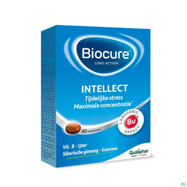Biocure Long Action Intellect Tijdelijke Stress 40 Tabletten