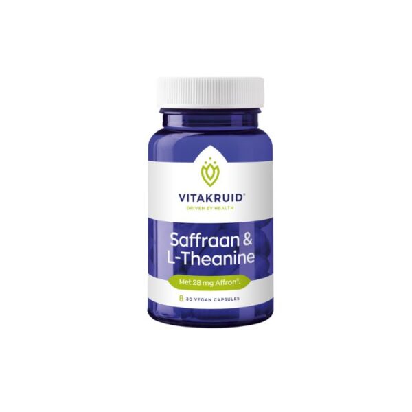 Vitakruid Saffraan & L-Theanine - 90 Vegan Capsules