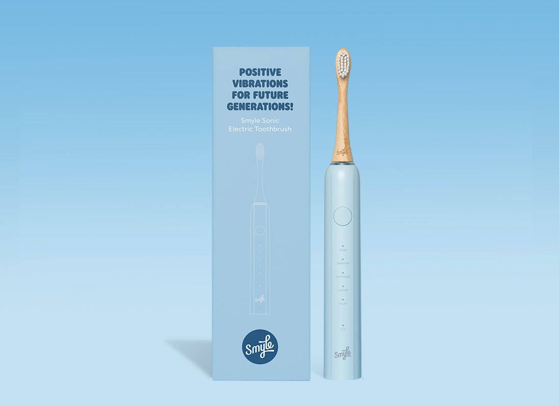 25% korting Smyle Sonische Elektrische Tandenborstel Blauw | Duurzaam en Effectief Poetsen