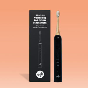 25% korting Smyle Sonische Elektrische Tandenborstel Zwart | Duurzaam en Effectief Poetsen