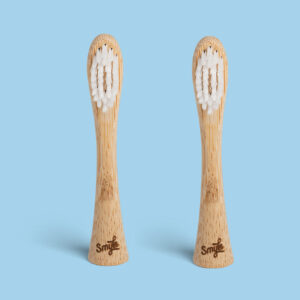 Smyle 2 pack - Smyle Bamboe opzetborstels - (Abonnement + levenslange garantie) Medium