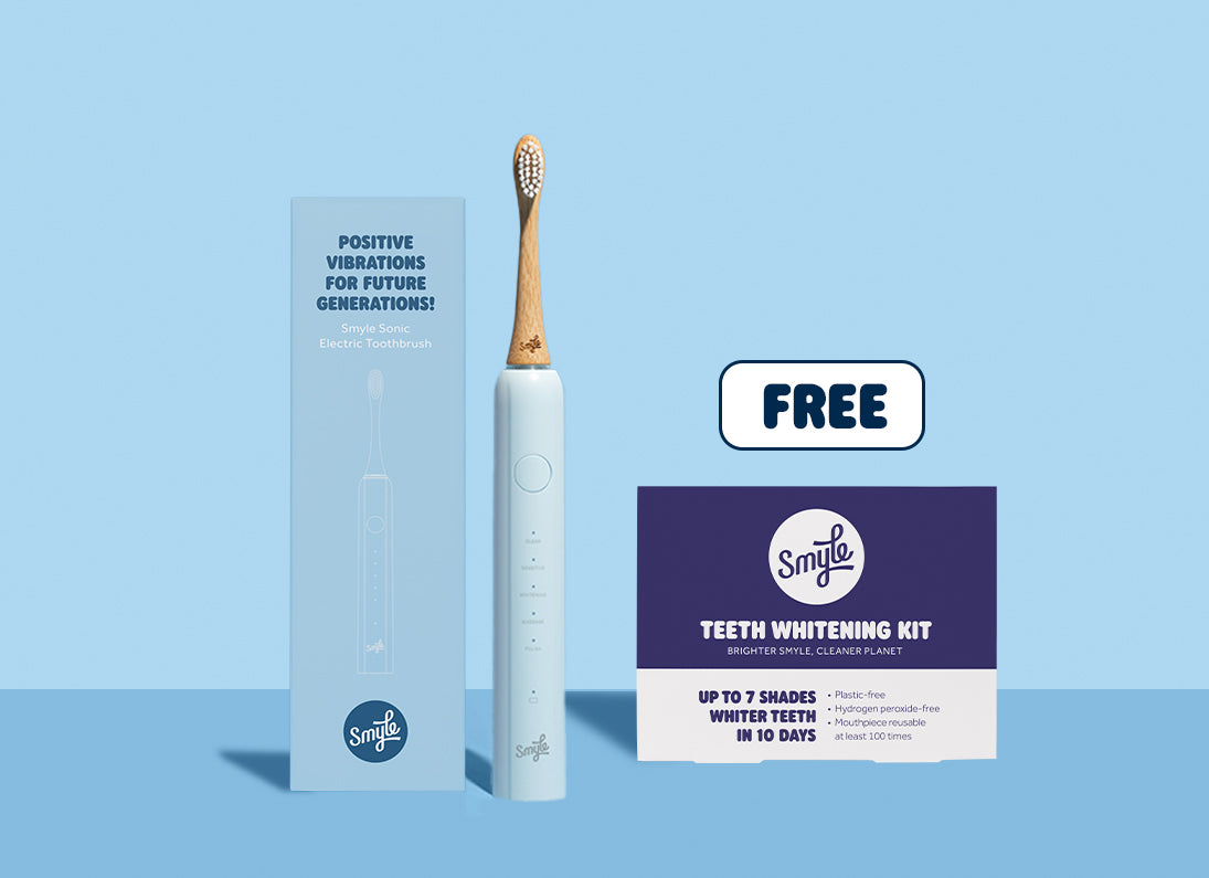 Smyle E-brush met GRATIS whitening kit Blauw