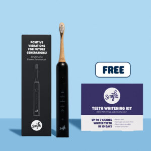 Smyle E-brush met GRATIS whitening kit Zwart