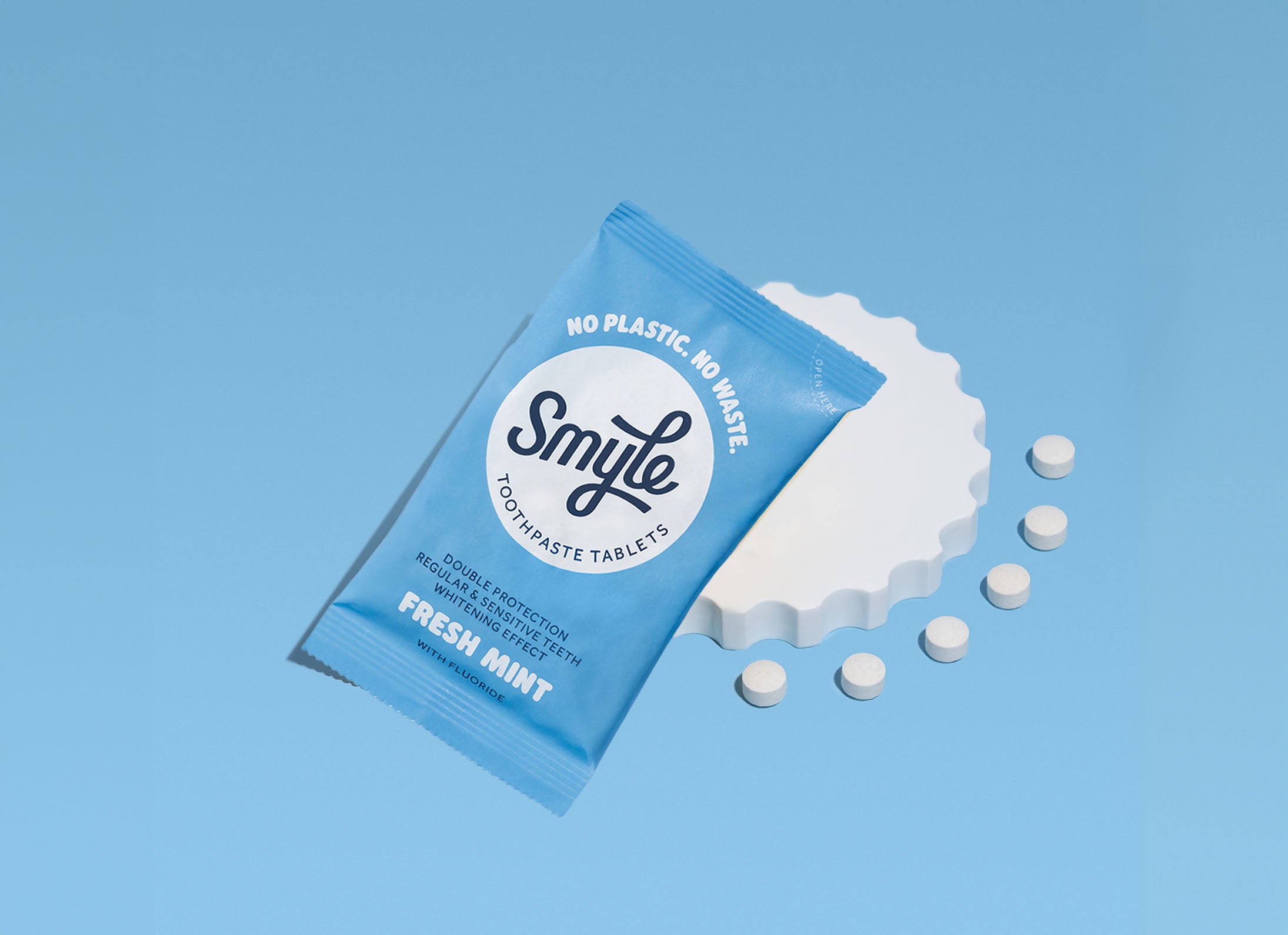 Smyle Tandpasta Tabs - Freshmint Fluoride-free - Afbeelding 2