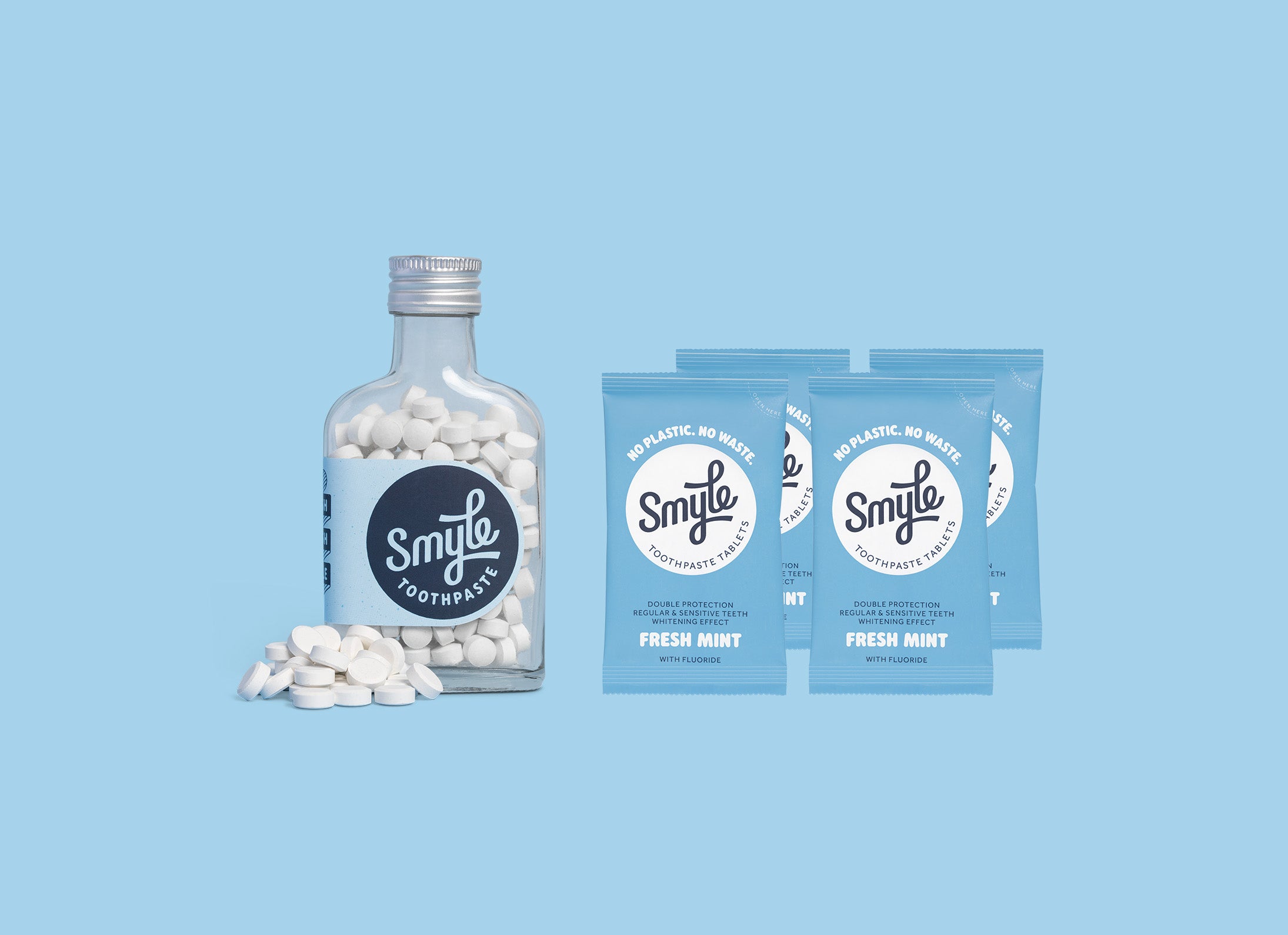 Smyle Tandpasta Tabs Freshmint– Starter Kit With Fluoride