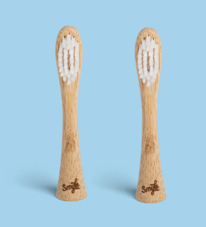 Smyle 2 pack - Smyle Bamboe opzetborstels - (Abonnement + levenslange garantie) Soft