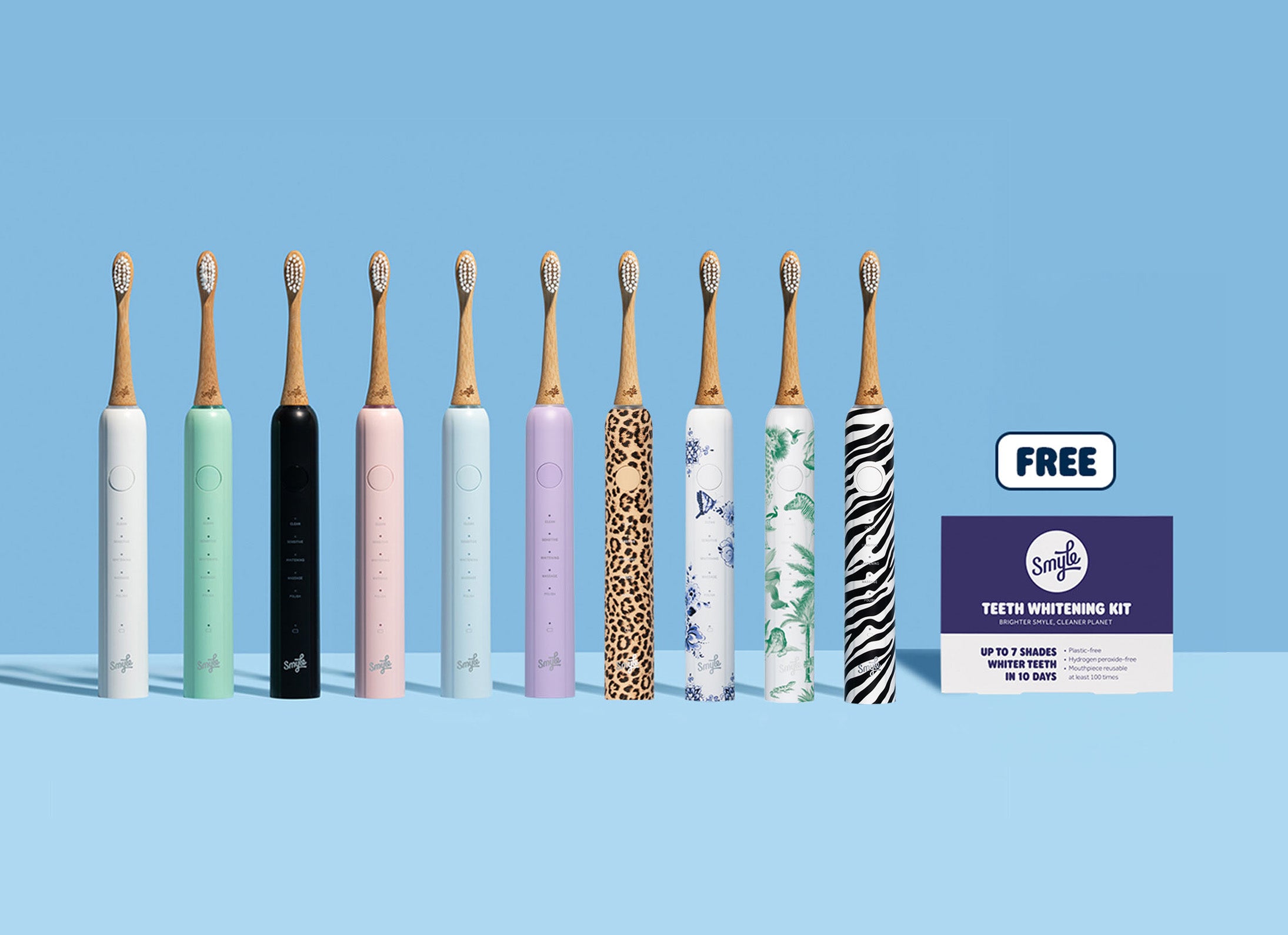 Smyle E-brush met GRATIS whitening kit Paars - Afbeelding 2