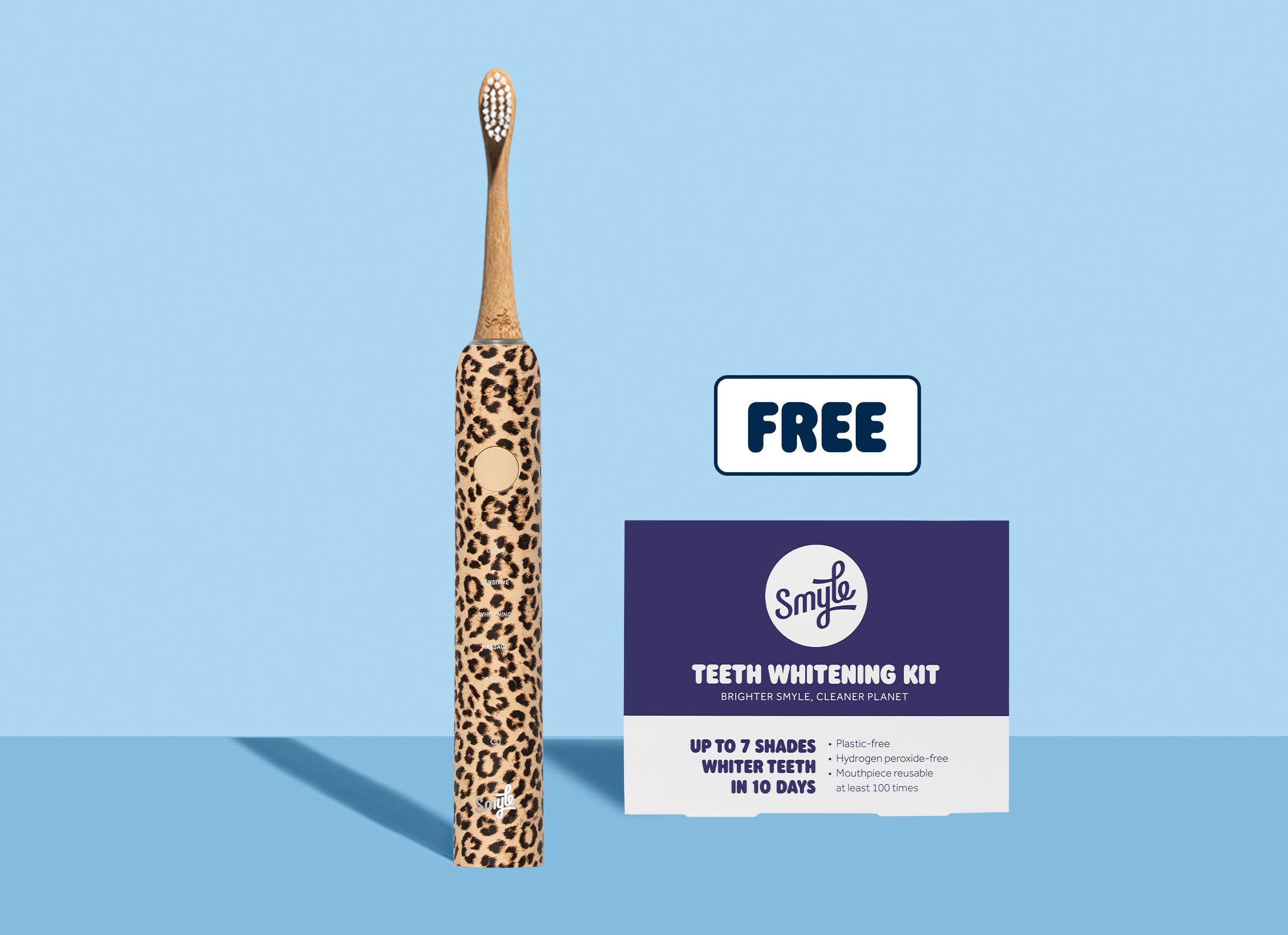 Smyle E-brush met GRATIS whitening kit Panther